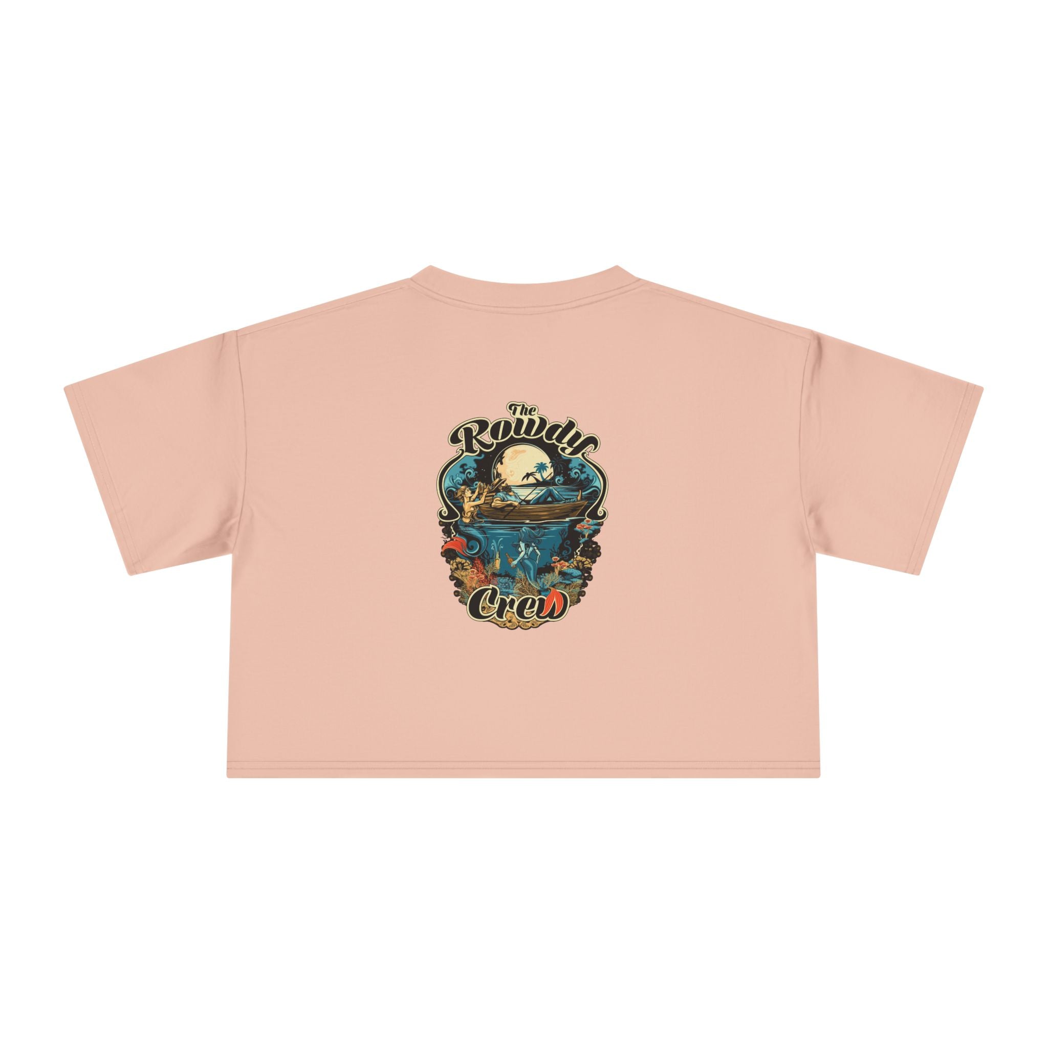 Tropical Depths Crop Tee
