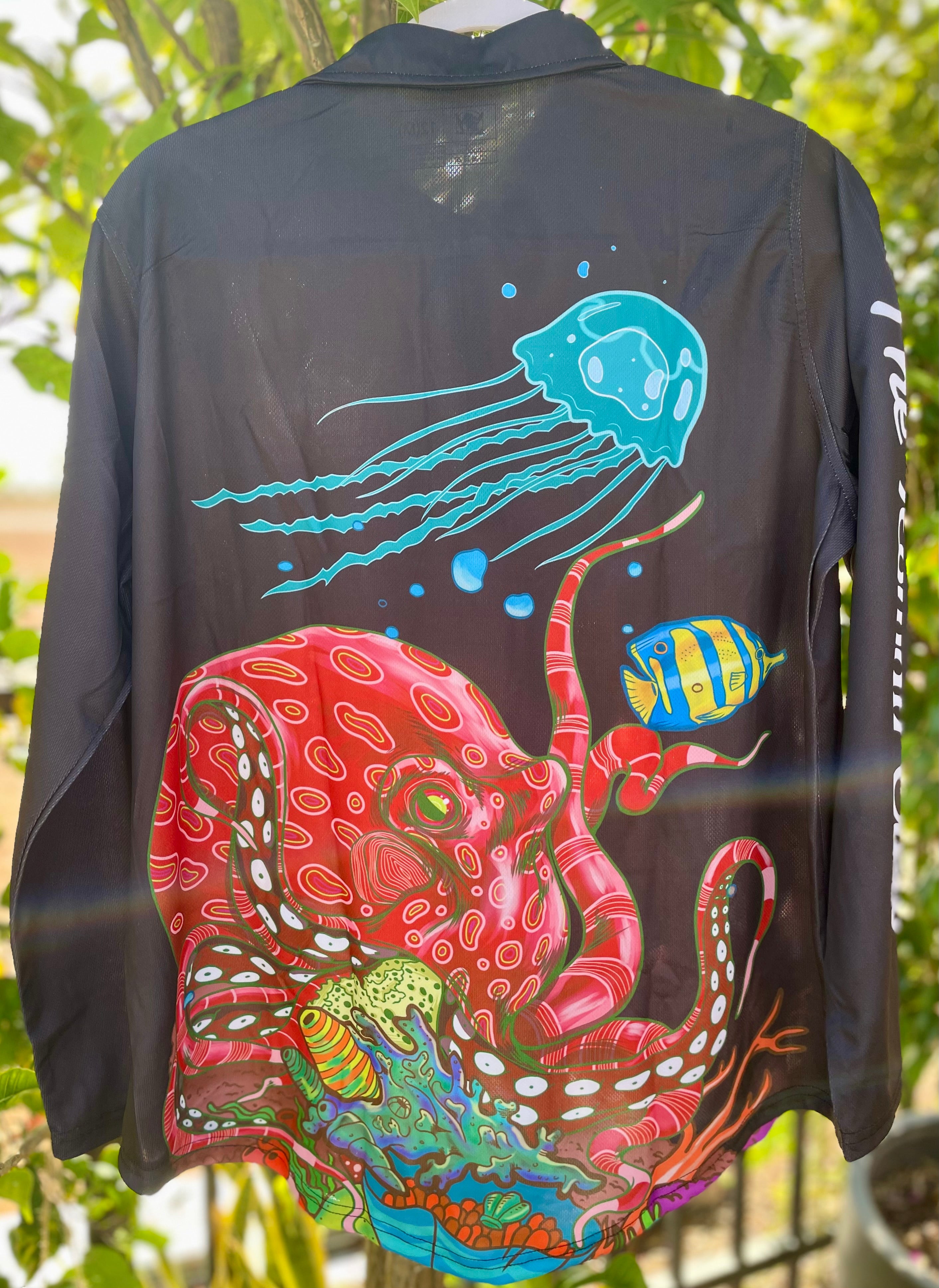 Seascape Fishing Shirt - Maternity